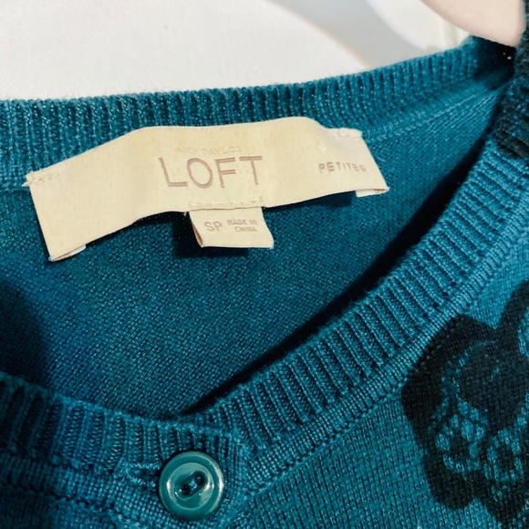 LOFT Emerald Green Cardigan - Picture 5 of 5